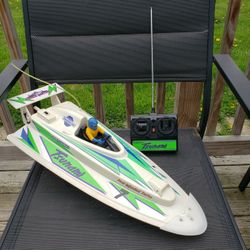Vintage Remote Control Competition Race Boat