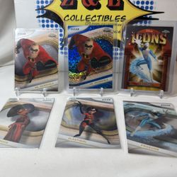 2025 Disney Topps Chrome set of 6 Incredible