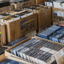 Commodore 64 128 Vintage Game Floppy Disk Collection Lot Probably 10,000+ Disks