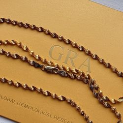Vintage MILOR [925] Twisted Necklace Gold Plated 