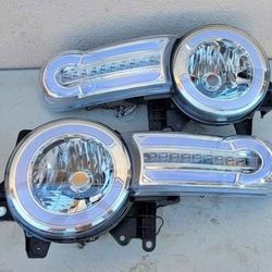 07-14 Toyota FJ Cruiser LED DRL Headlights Luces Micas Calaveras Faros Faroles Focos Headlamps