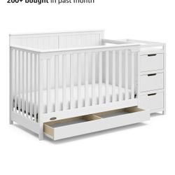 Crib + Mattress + Sheet 
