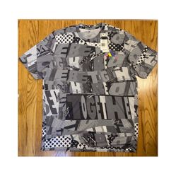 Adidas KAS Men's Kris Andrew Training Shirt Graphic Black White Men’s Sz S New