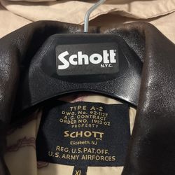 Schott A-2 Leather Flight Jacket