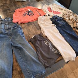 Assorted 5T Boys Clothes Lot - 12 Items 