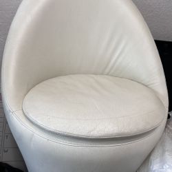 White Letter Chair