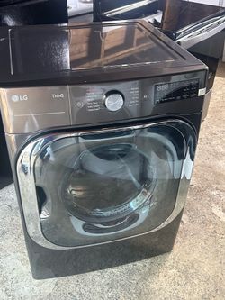 LG DLEX8900B is a 9.0 cu. ft. mega-capacity electric smart dryer