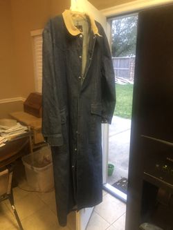 Full Length Denim Duster