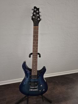 Agile PS-900 Electric Guitar Blue Flamed Maple PRS Lawsuit (Trades Okay)