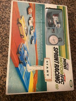 Vintage Mini Motorific Sprint Racing Track.