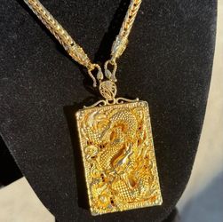 Men Chain 4k Dipped Dragon Set