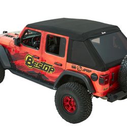 TREKTOP® ULTRA ™ SLANTBACK SOFT TOP For 4-door Wrangler