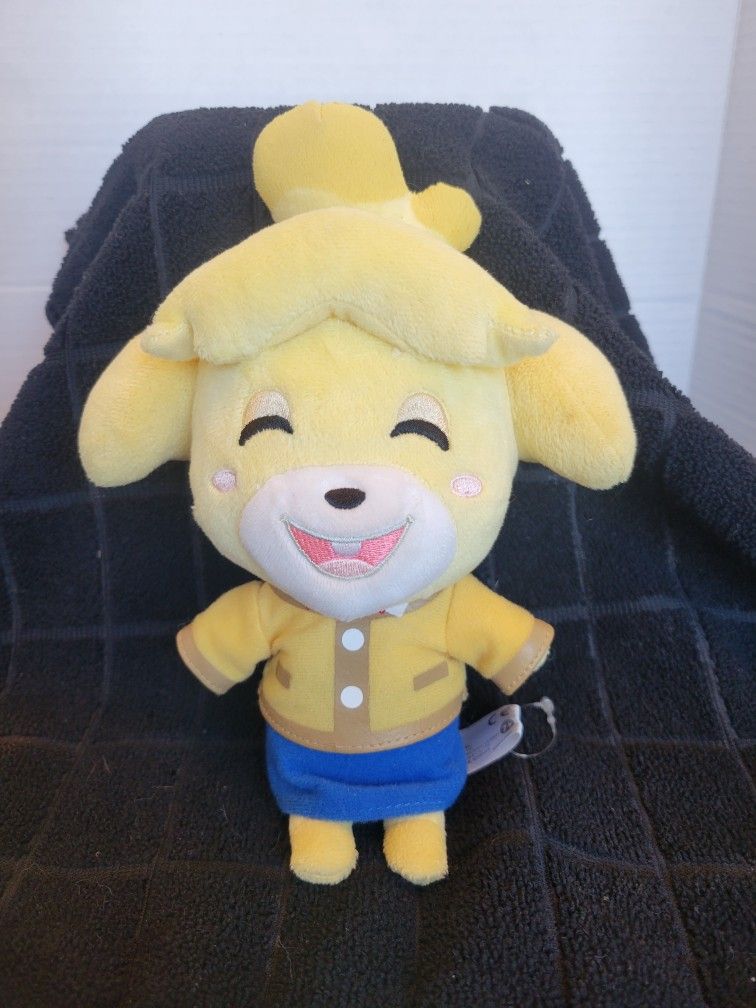 GENUINE Animal Crossing EUC Horizons Isabelle Shizue Plush 10" Little Buddy