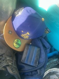 Coach wallet and dodgers hat both 100% original