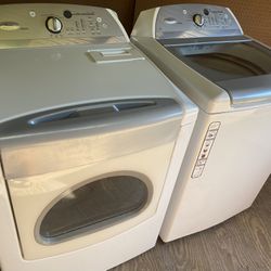 Glass Top Matching Set Washer And Dryer 