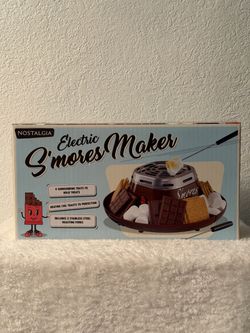 Nostalgia Electric S’mores Maker – Indoor Marshmallow Roaster