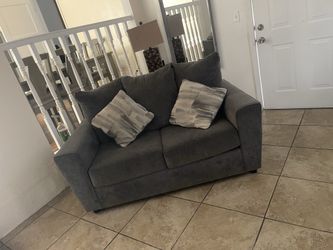 Grey couches