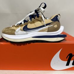 Sacai x Nike Vapor Waffle Sesame Blue Void - Size 8.5 - DD1875 200