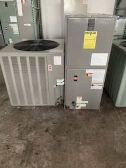 Ac unit set 4 tons installed