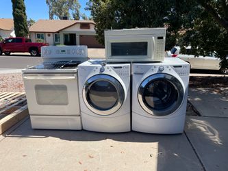 Washer/Dryer/Stove/Microwave