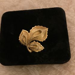 Gold Flower Brooch( Monet )