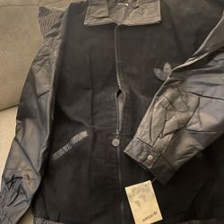 Adidas Suede And leather Jacket 