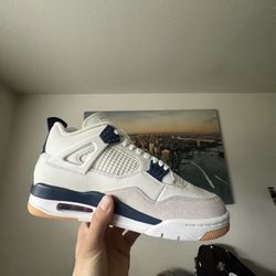 Jordan 4 Sb Navy Blue 