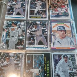 Aaron Judge Baseball Cards,  18 Cards Yankees 