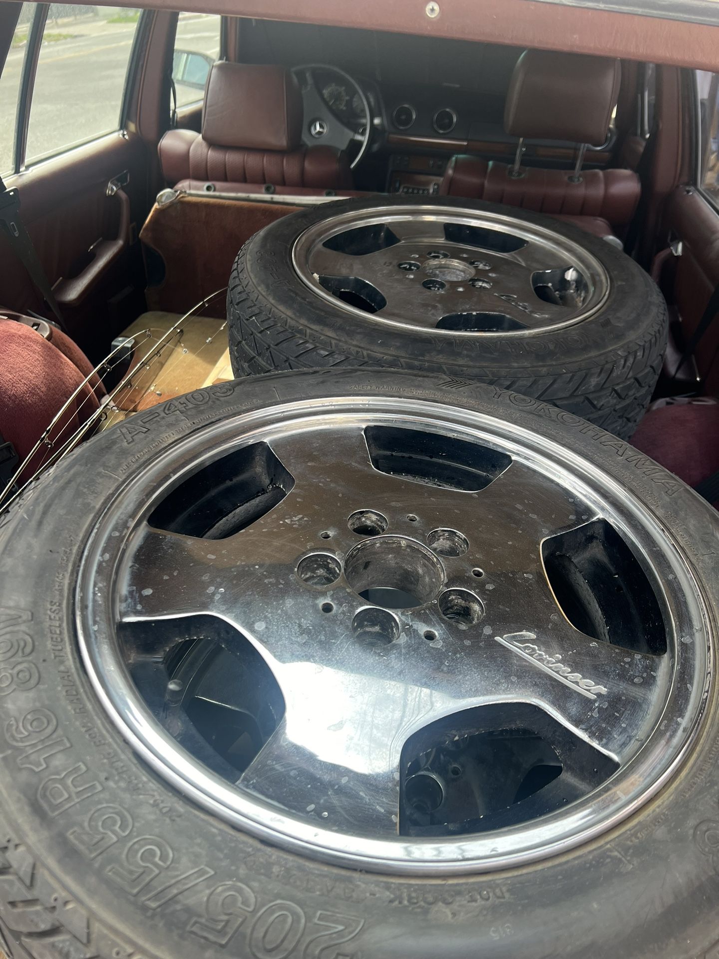 Lorinser early RS Wheels 16x7.5 Mercedes ET35 W124 W201 W123 W202 W210