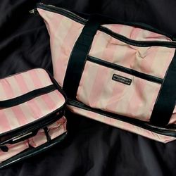 Victoria's Secret Overnite Tote & Makeup Bag (MAKE OFFER)