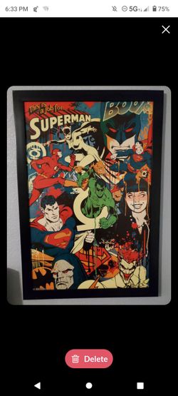 2 Poster's in there frame DC & Hip hop