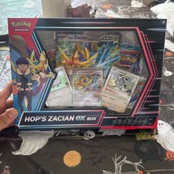 Pokemon Cards Hops Zacian EX Box