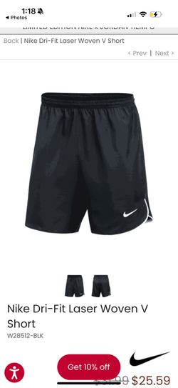 Nike Dri-Fit Laser Woven V Short Size M Men’s Futbol soccer