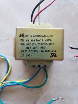 Raypak/Rheem heater transformer