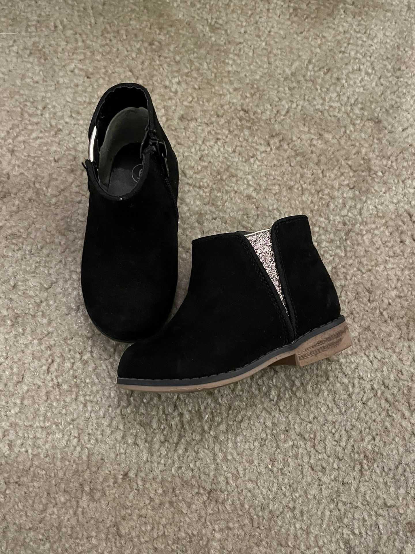 Girl Black Ankle Bootie
