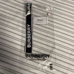 Black And White Burberry Headband 