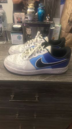 Blue And Black And White Nikes