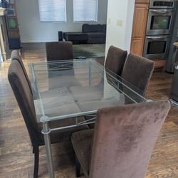 Glass Dining Craft Table