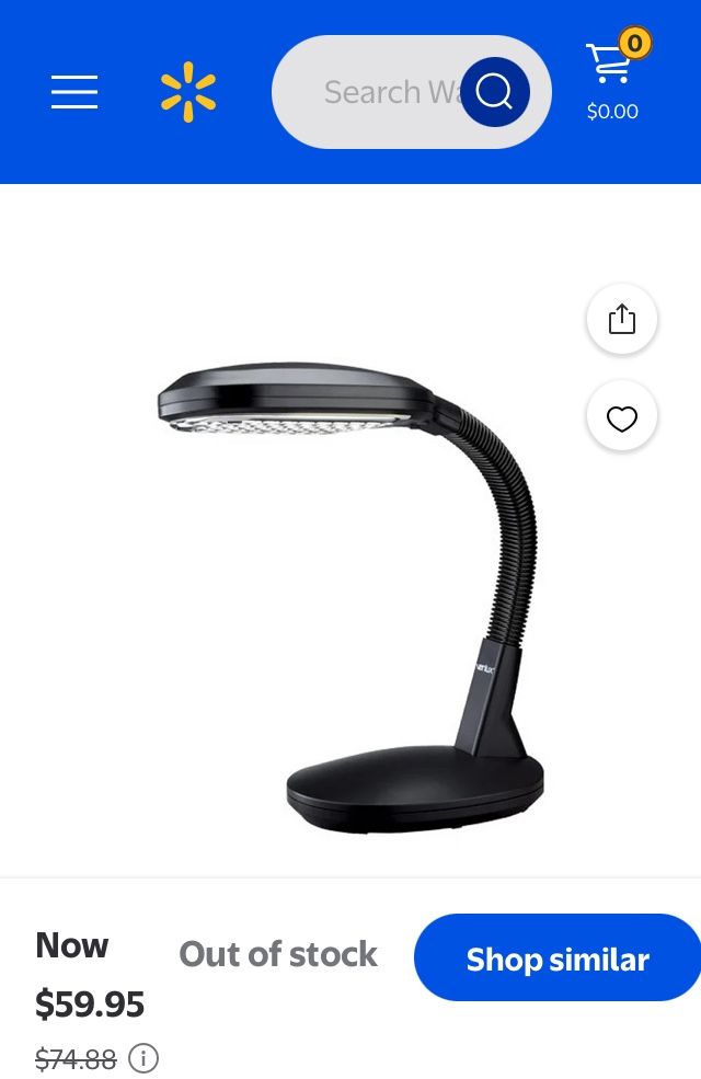 Desk Dorm Office Lamp Adjustable Neck. 