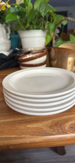 Buffalo China set of 5 plates