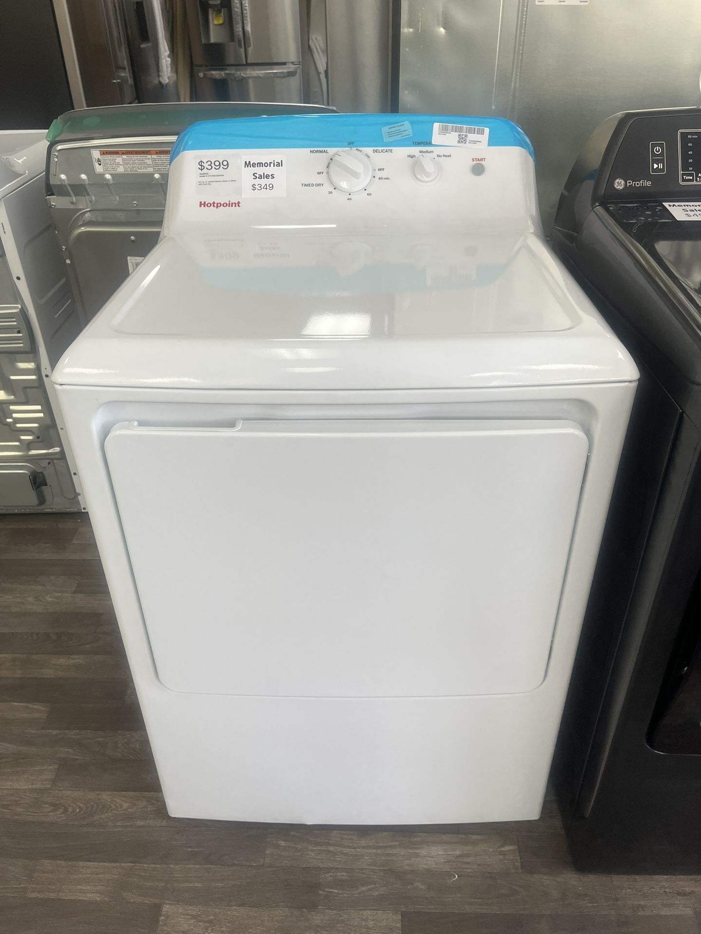 Now Only $349 Hotpoint 6.2 Cu Ft Electric Dryer