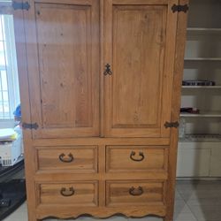 Large Rustic Armoire 