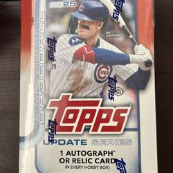 2025 Topps Update Hobby Box Sealed Baseball Cards
