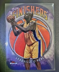 Topps Finest SHAQUILLE O'NEAL Die Cut Basketball Card HOF Lakers