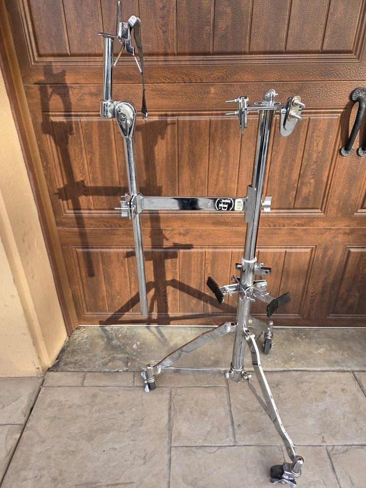 LP Triple Conga Stand with  Bongo Stand Mount