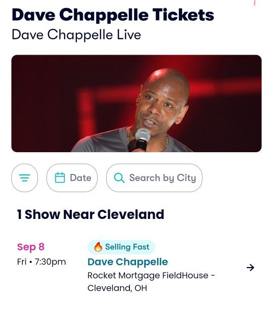Dave Chapelle Concert Tickets 