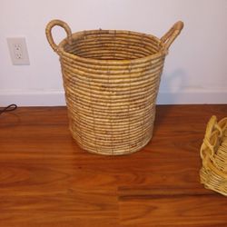 Tall Wicker Basket 