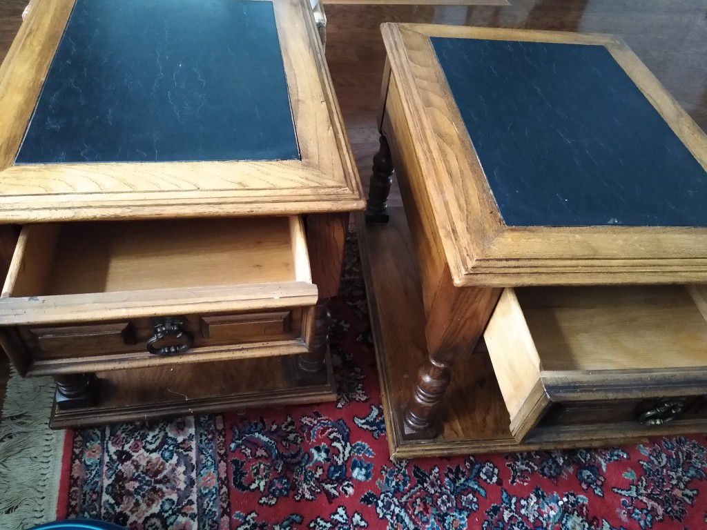 Set of Two End Tables or Side Tables