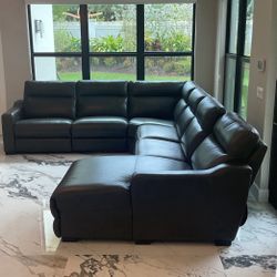 Leather Sectional 