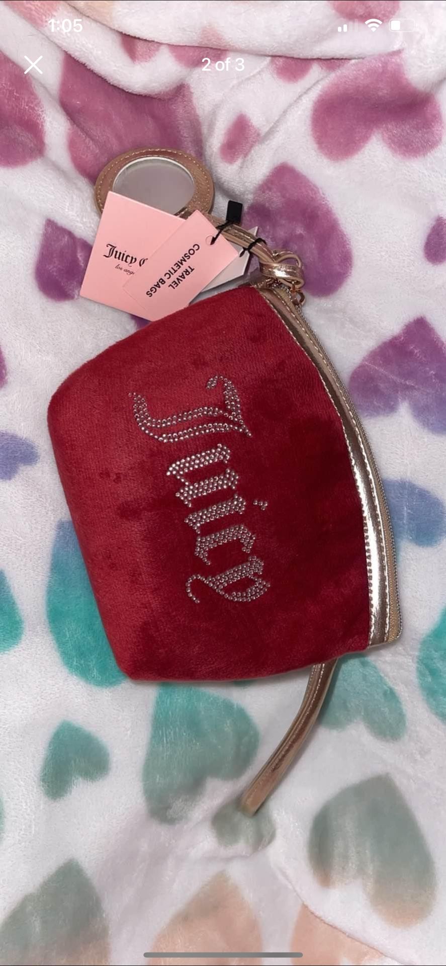 Juicy Couture Cosmetic Bag NWT